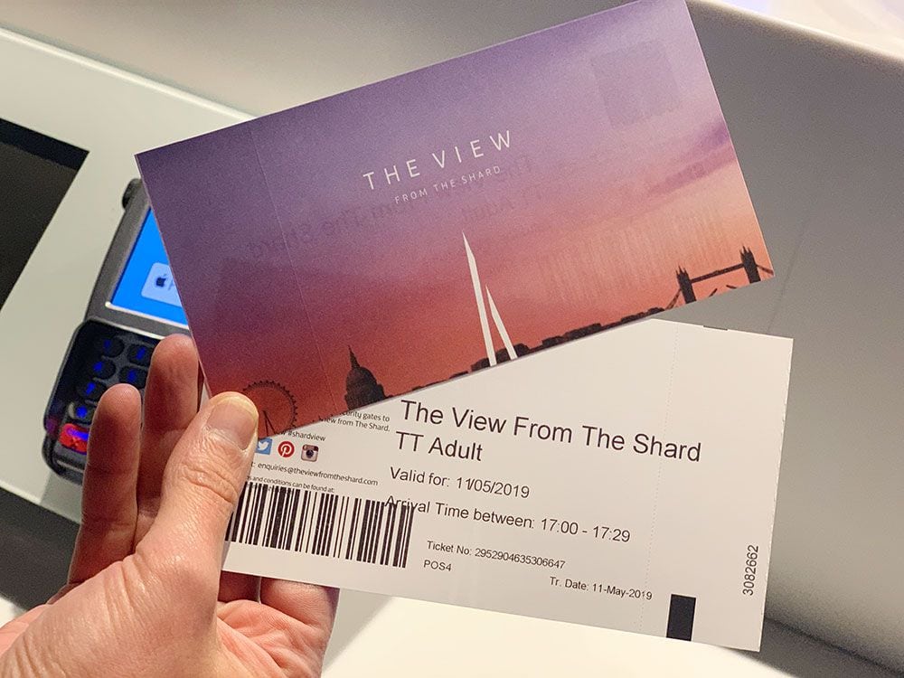 The View from The Shard - Londres - Entradas