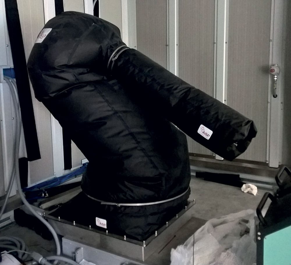 housse protection robot cover zone atex 1 ou atex 21 tissu Tatex ASP eulmont