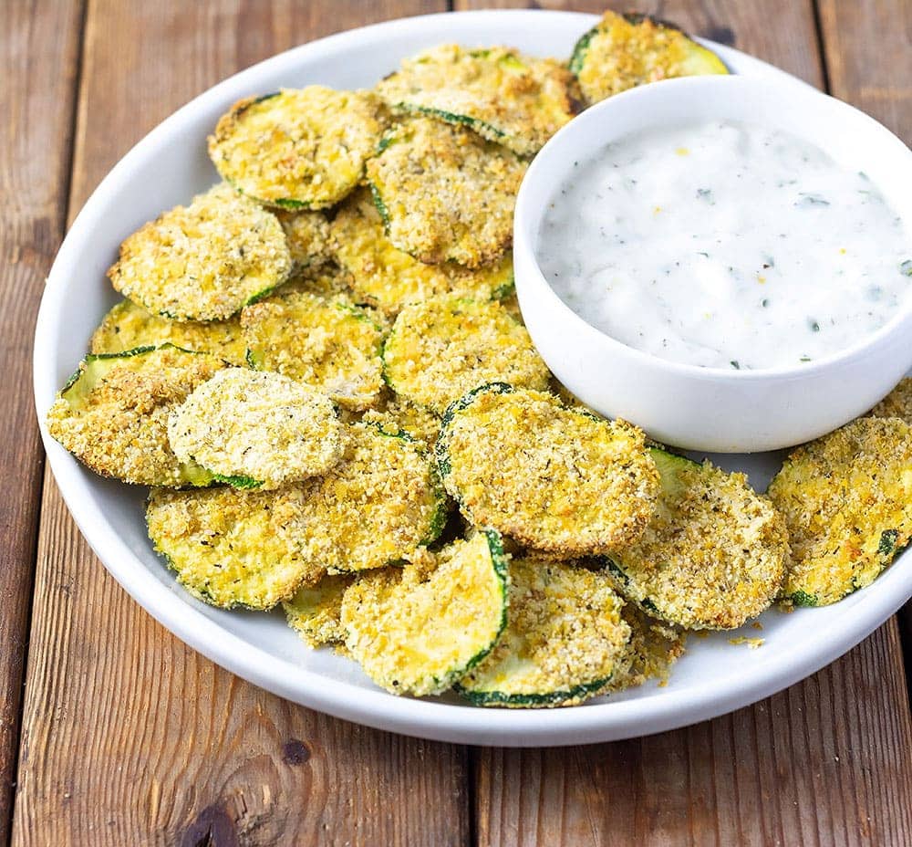 Air Fryer Zucchini Chips Healthier Steps