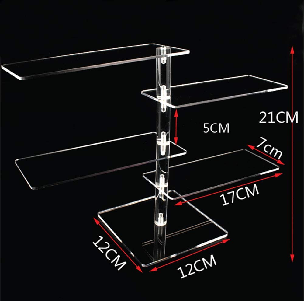 Dimensions of clear acrylic sunglasses display stand