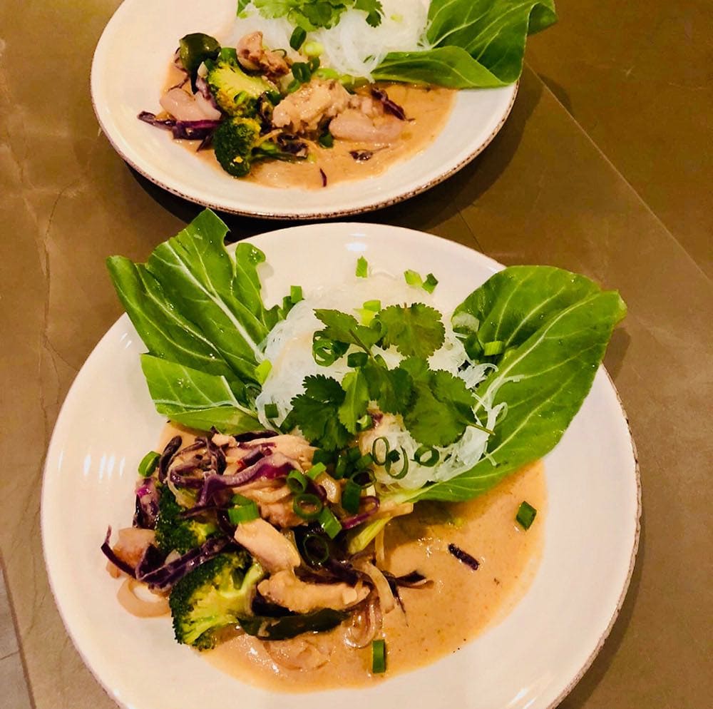 Wook med rödcurry