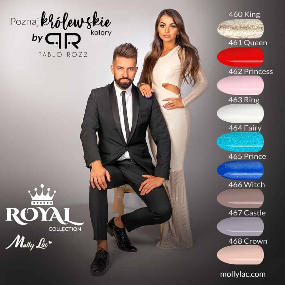Nowości - Molly Lac Pablo Rozz - Royal by Pablo Rozz 1 Molly Lac Pablo Rozz kolekcja lakierów hybrydowych