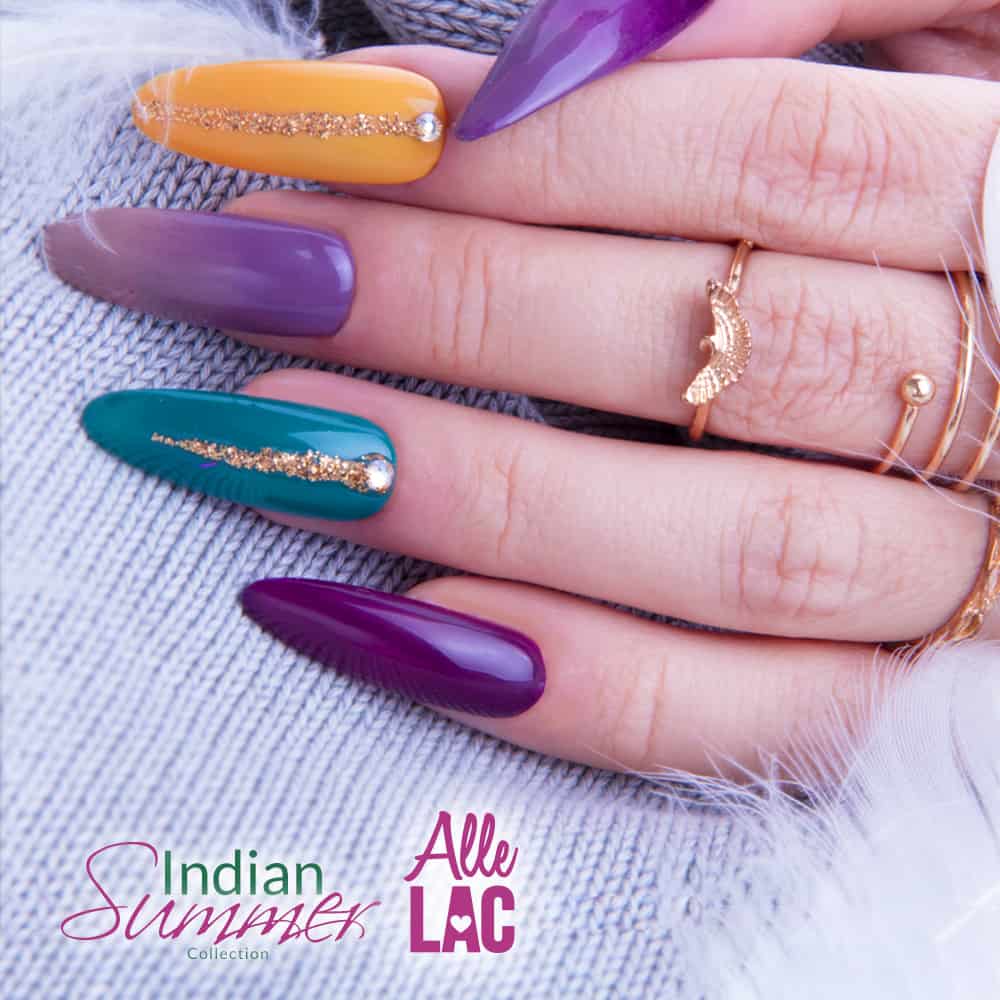 Inspiracje - Indian Summer - kolory jesieni 6 kolorowe paznokcie na jesień 2020