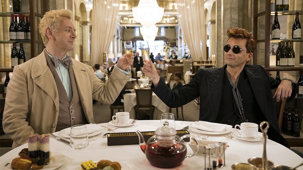 BFFs Crowley and Aziraphale