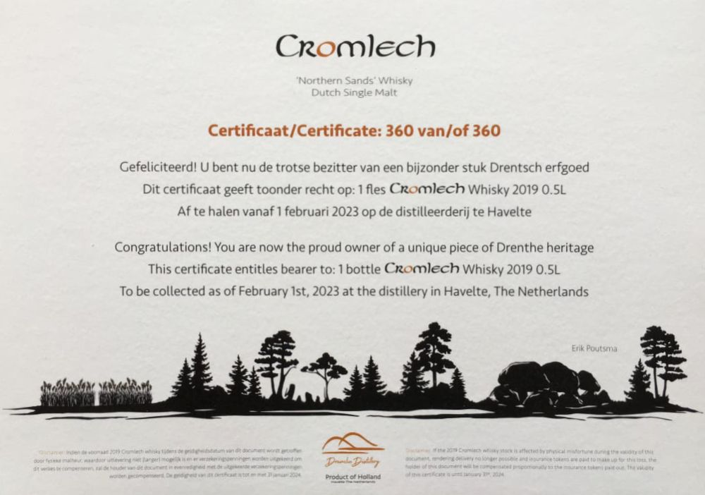 Cromlech Certificaat