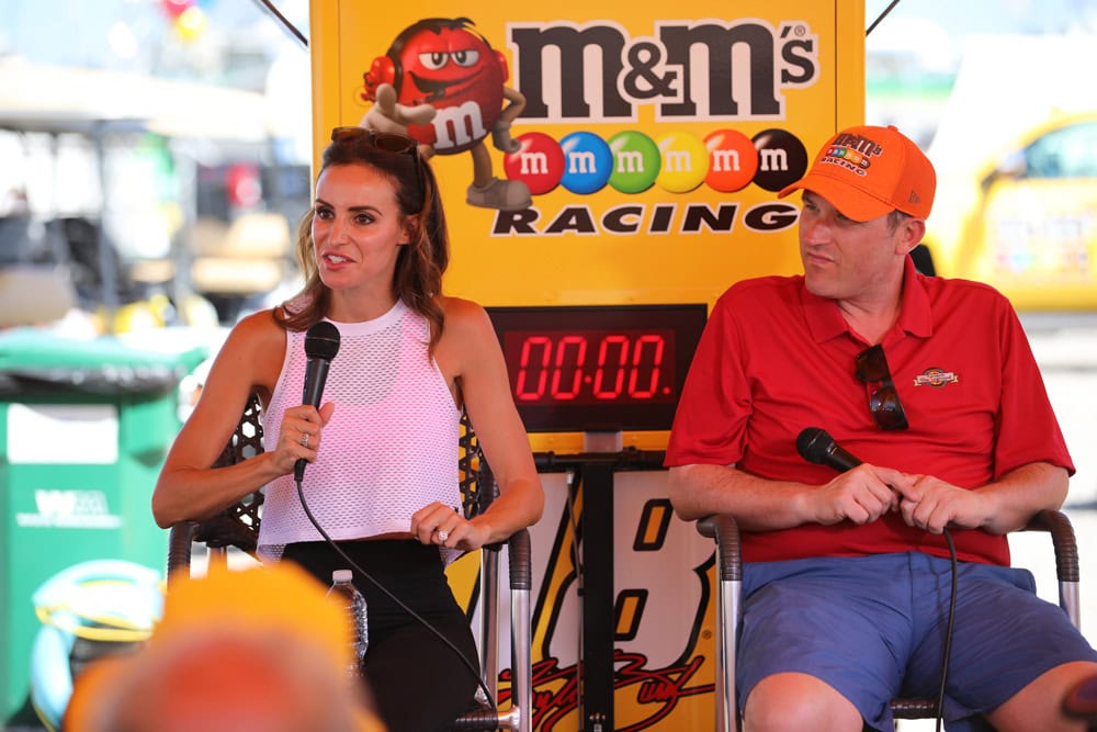 Samantha Busch (Kyle Busch's wife) speaks with us at the Kentucky Speedway
