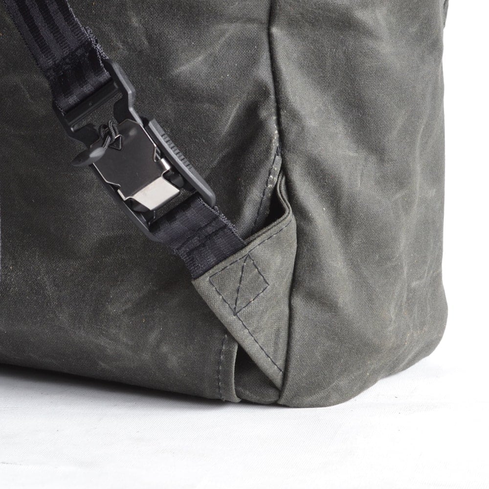 Fahrradrucksack Ansicht des Verschlusses