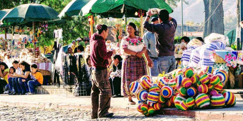 Local people in Antigua - Facts about Guatemala