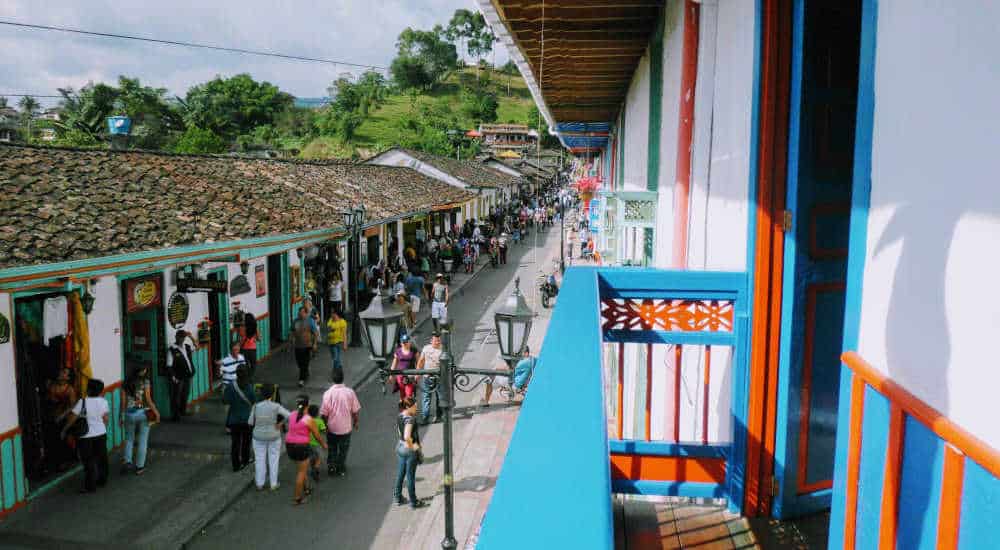 Calle Real in Salento Colombia