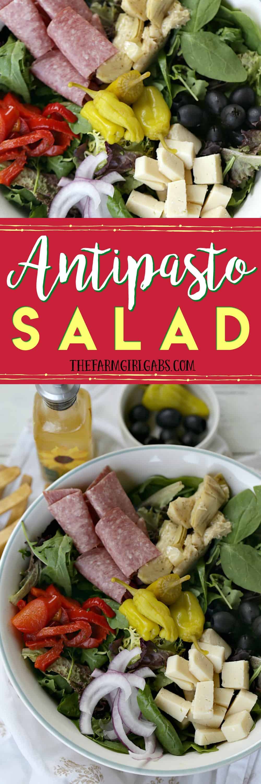 Easy Antipasto Salad The Farm Girl Gabs