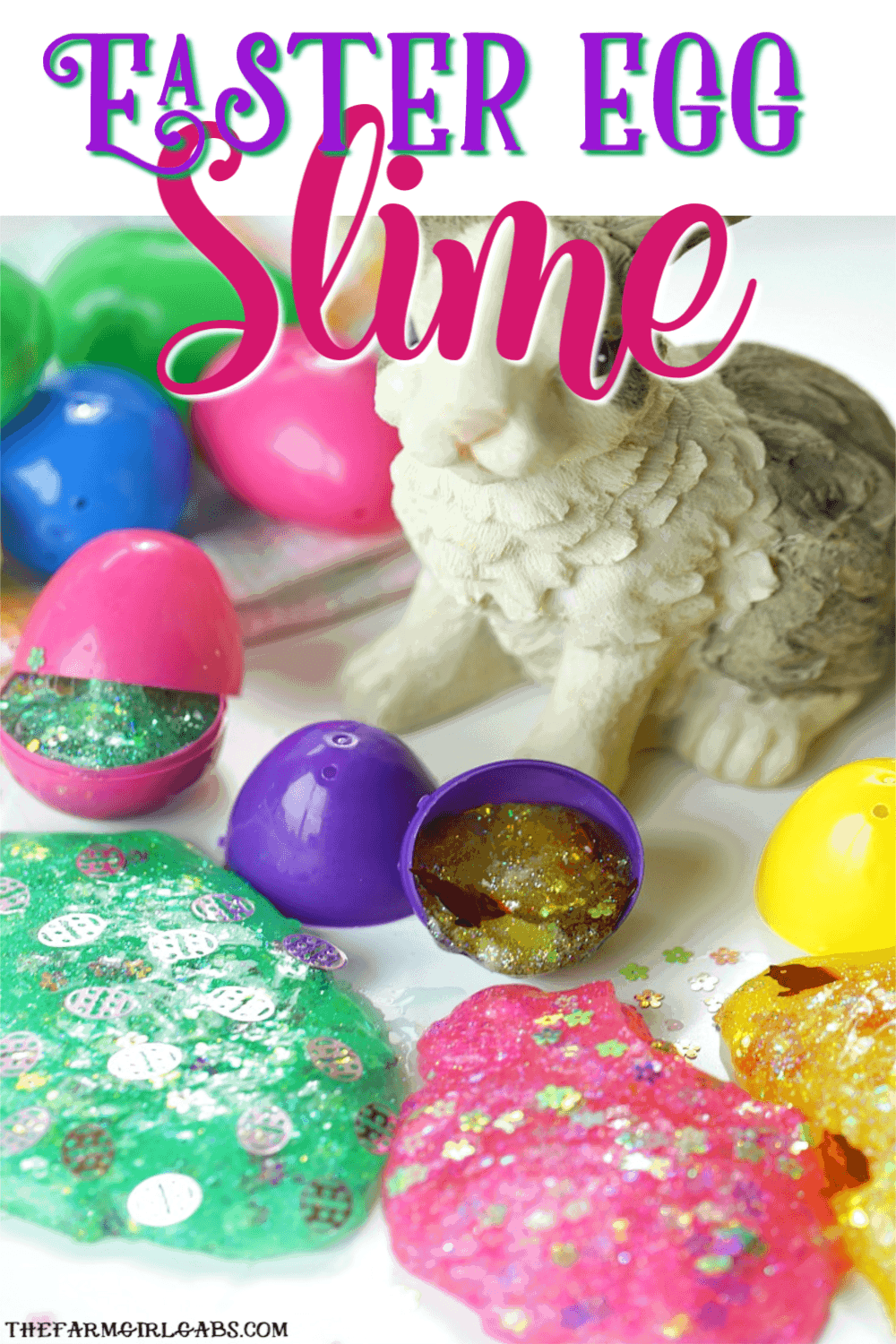Easter Egg Glitter Slime Party Favors The Farm Girl Gabs®