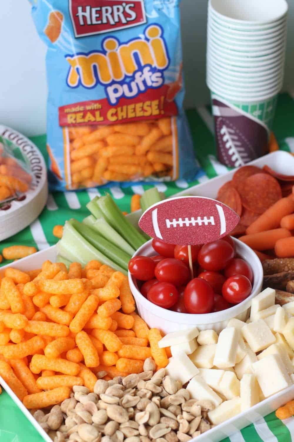 Football Party Snack Tray The Farm Girl Gabs