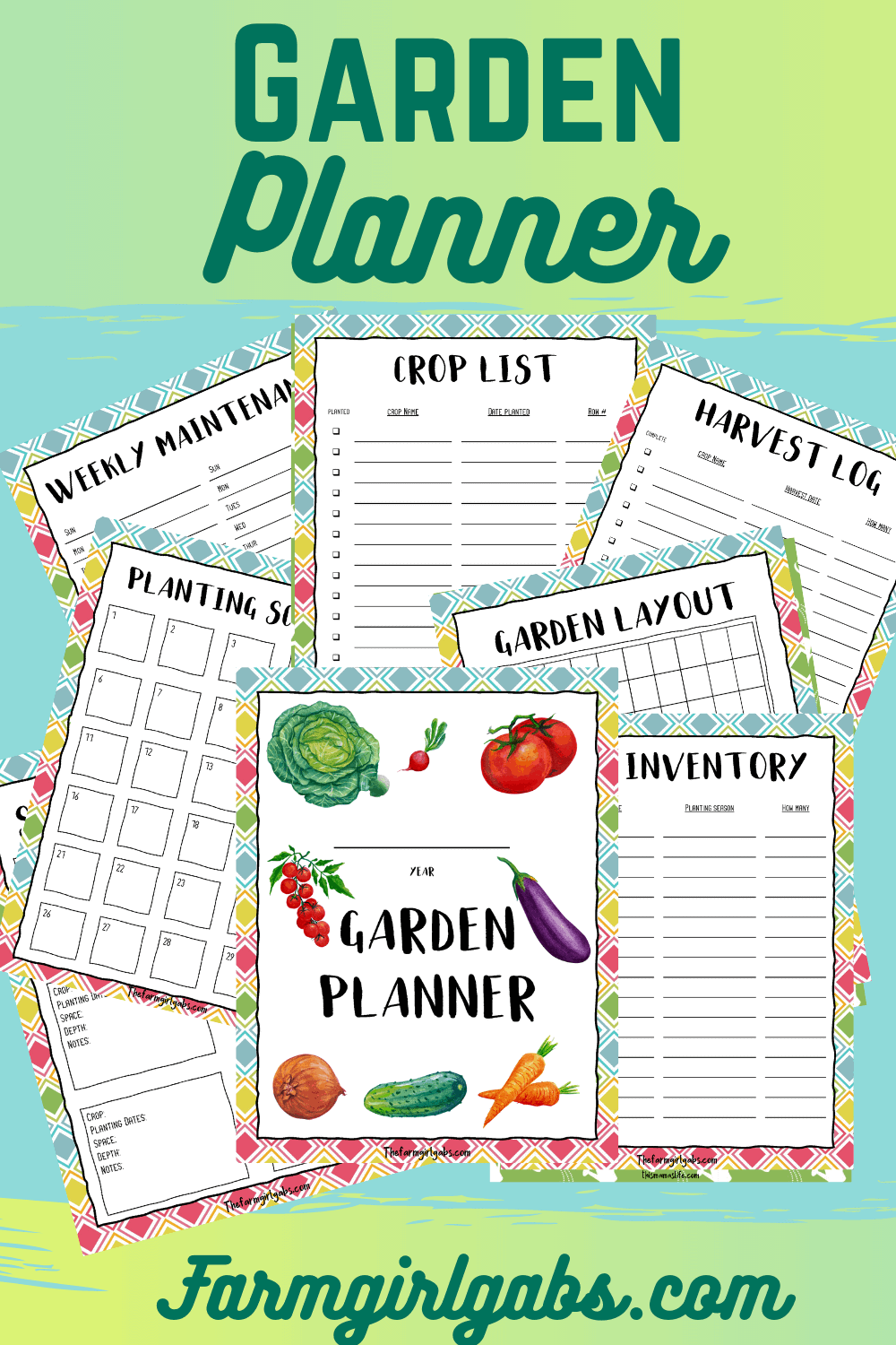 Printable Garden Planner Ladegpet