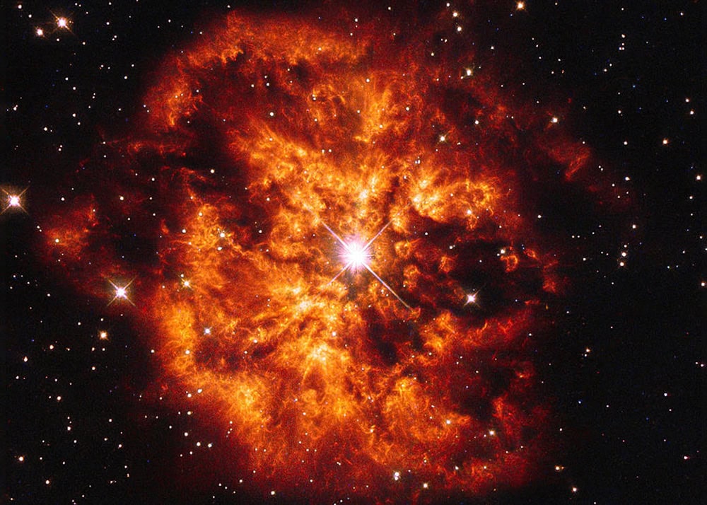 NASA space image - exploding star