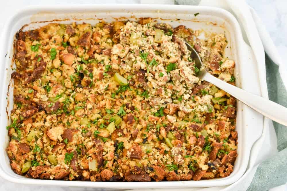keto dressing being served