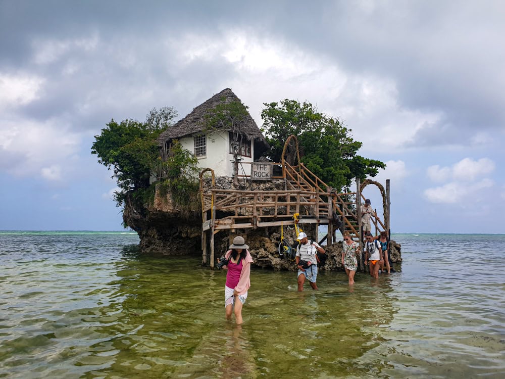 The Rock restaurant Zanzibar
