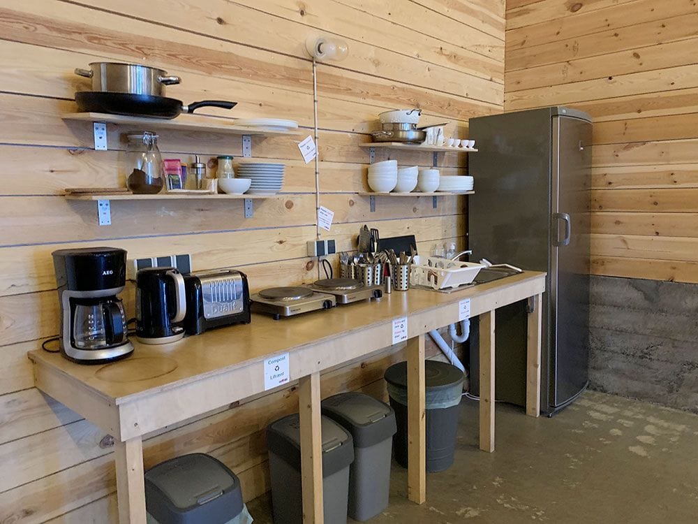 Alojamiento en Islandia - Havarí Hostel - Cocina