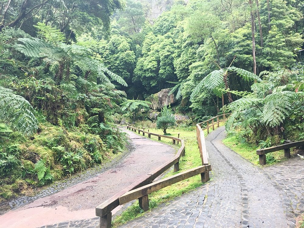 Caldeira Velha - São Miguel - Islas Azores - Senderos