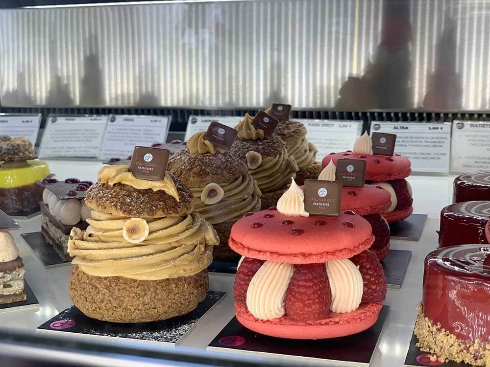 Dulces de la Cafetería De Sabors