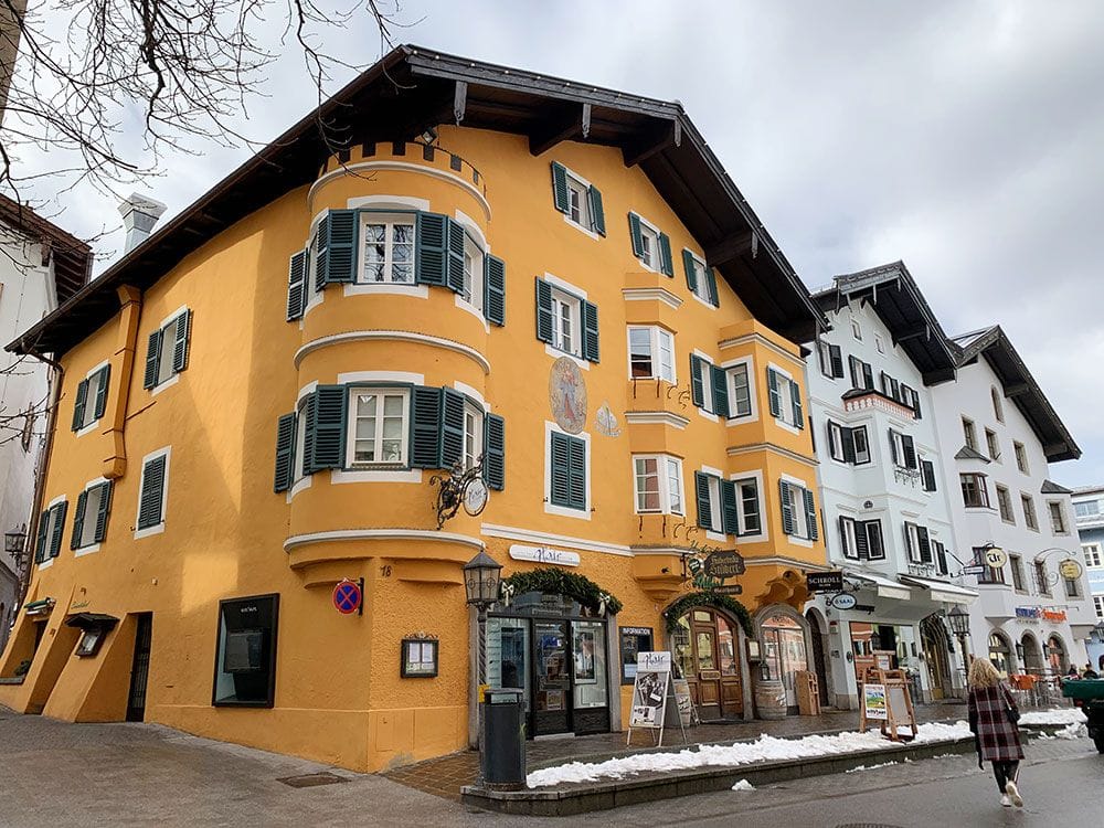 Fachada en Kitzbühel