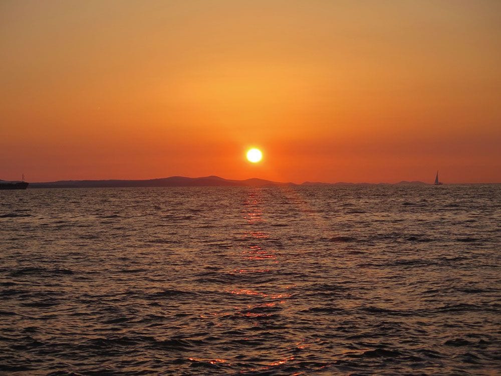 Atardecer en Zadar