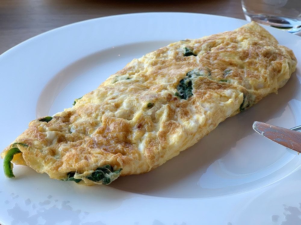 The Retreat Hotel - Blue Lagoon - Islandia - Tortilla de espinacas