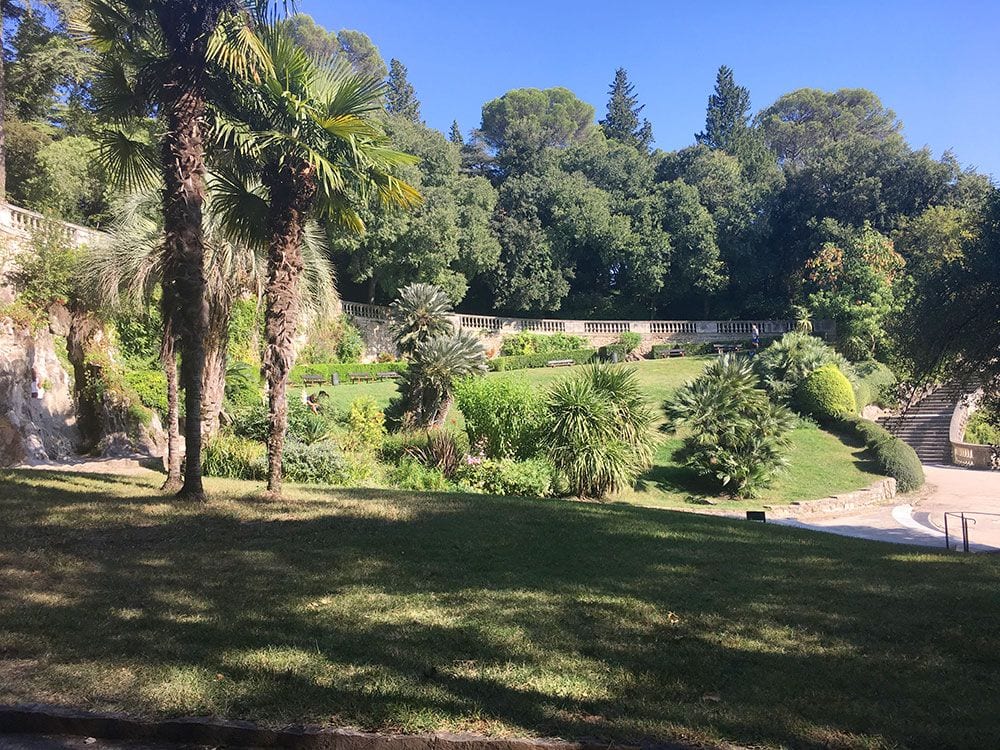 Escapadas en tren desde Barcelona al Sur de Francia - Nîmes - Les Jardins de la Fontaine