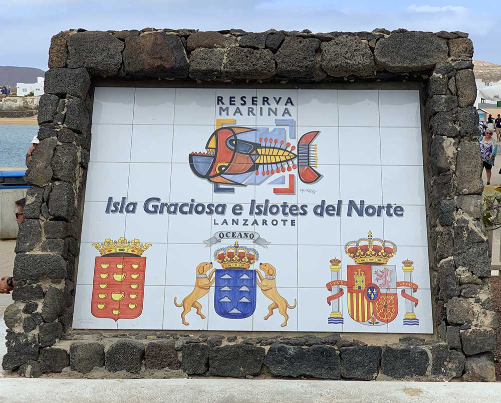 Isla de La Graciosa en las Islas Canarias