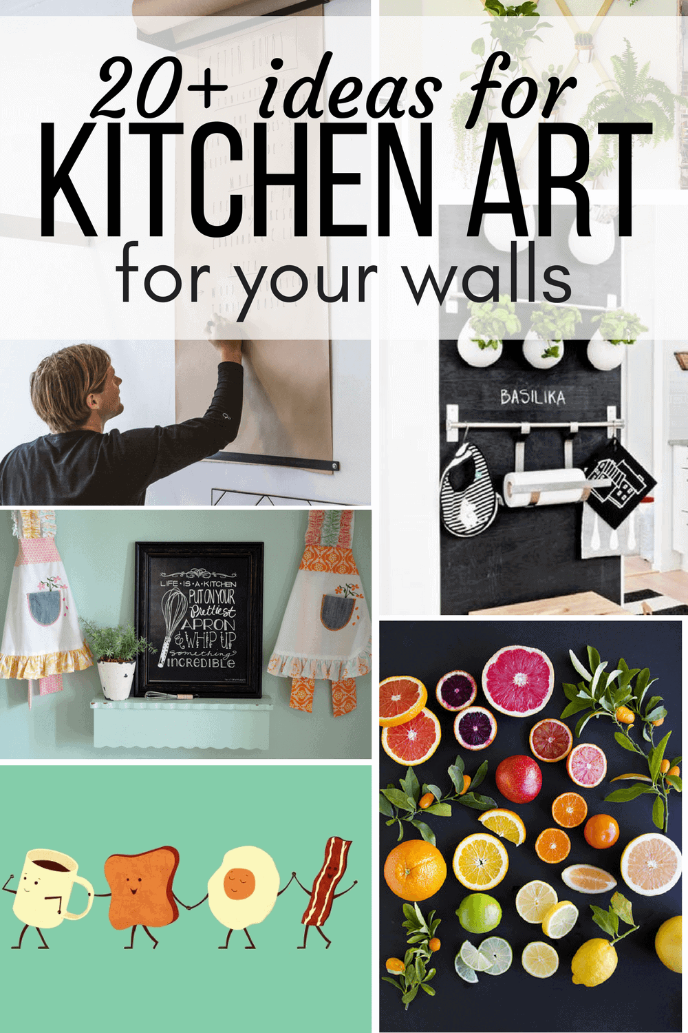 20+ Gorgeous Kitchen Art Ideas You'll Love - Love & Renovations