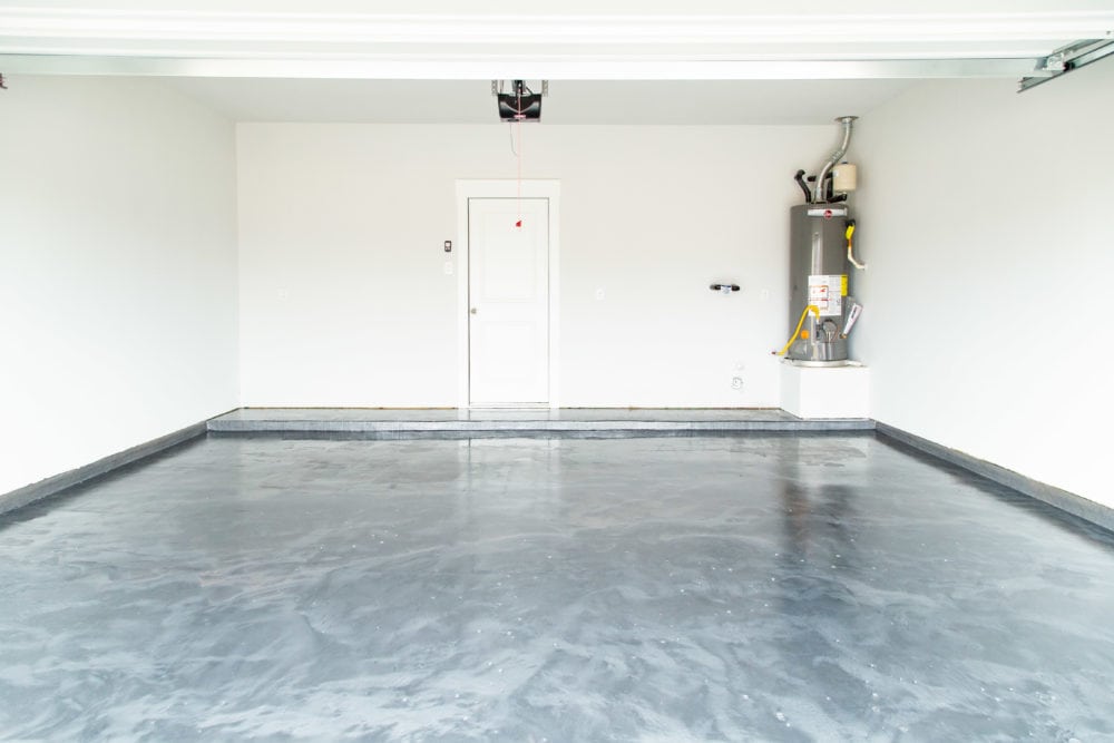 Our Diy Rust Oleum Rocksolid Garage Floor Love Renovations