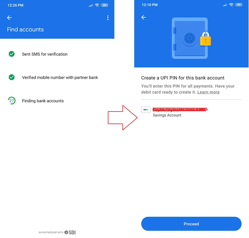 How to create UPI PIN