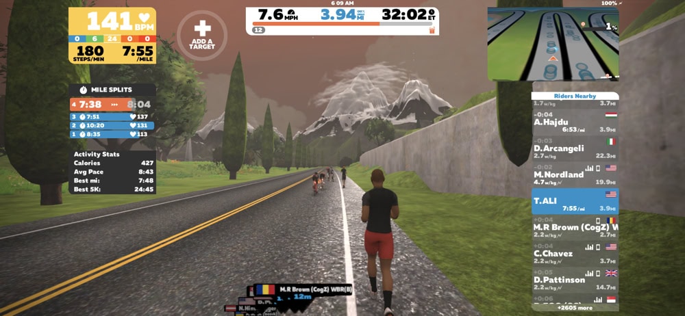 garmin running dynamics pod zwift