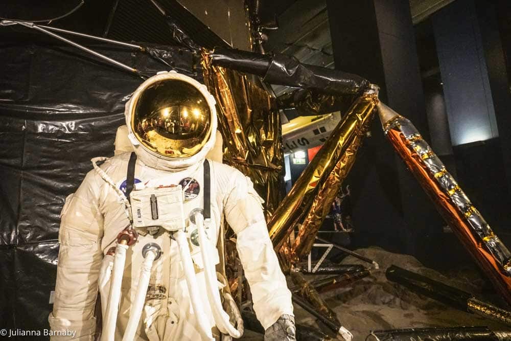 Inside the Space Exhibition at the Science Museum