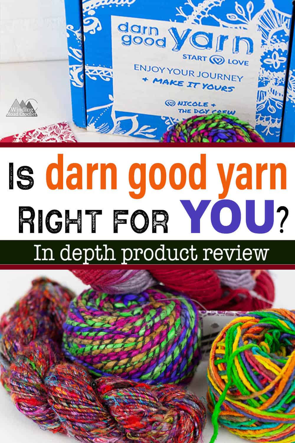Is the Darn Good yarn Subscription Box right for you? Find out with this in depth product review. #yarnsubscriptionbox #darngoodyarn