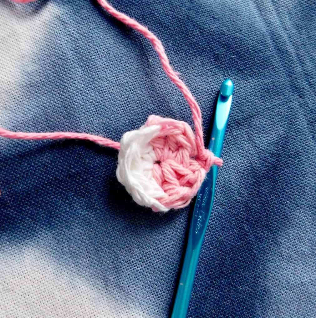 crochet face scrubbie