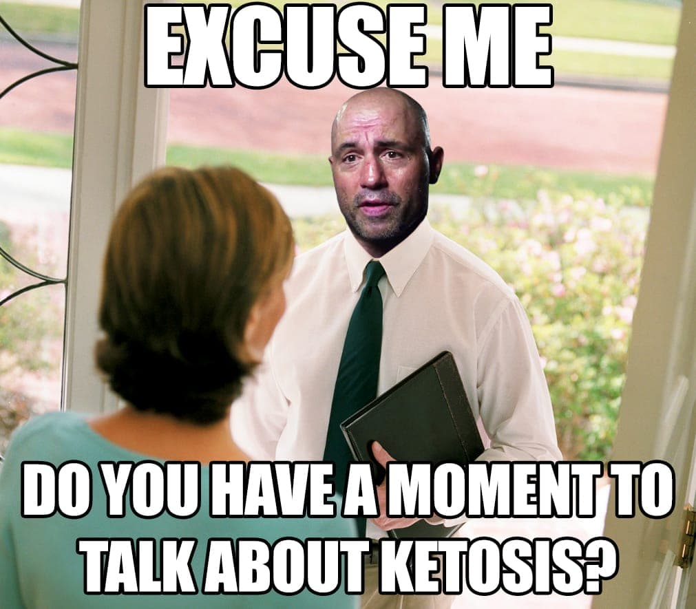 Funny KETO Memes - Ketogenic Diet Jokes, Puns and LOLS 25 funny graphic with man at the door asking about ketosis
