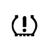 The tire pressure symbol is shown on 2020 Ram check engine lights.