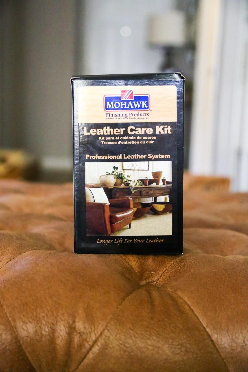 How To Clean A Leather Ottoman Love Renovations