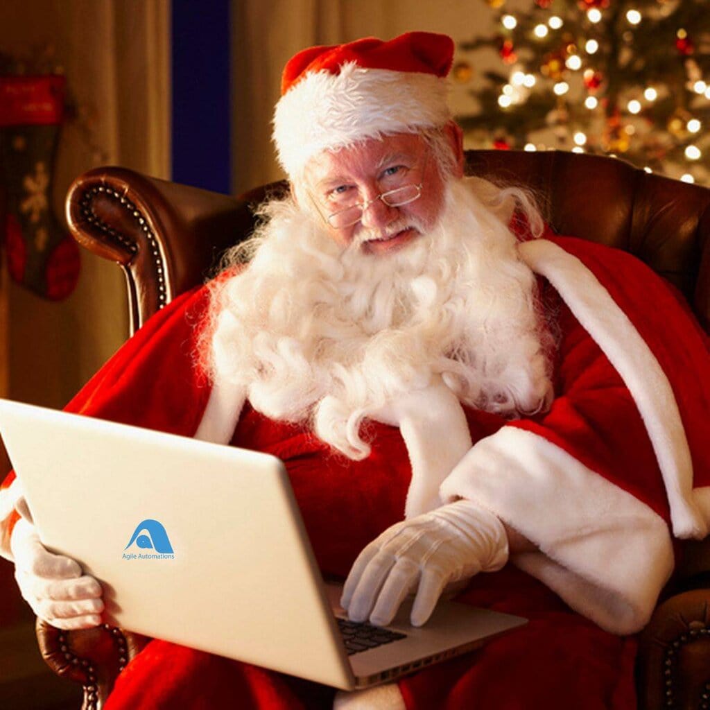 Santa using Agile Automations RPA Santa using Agile Automations RPA