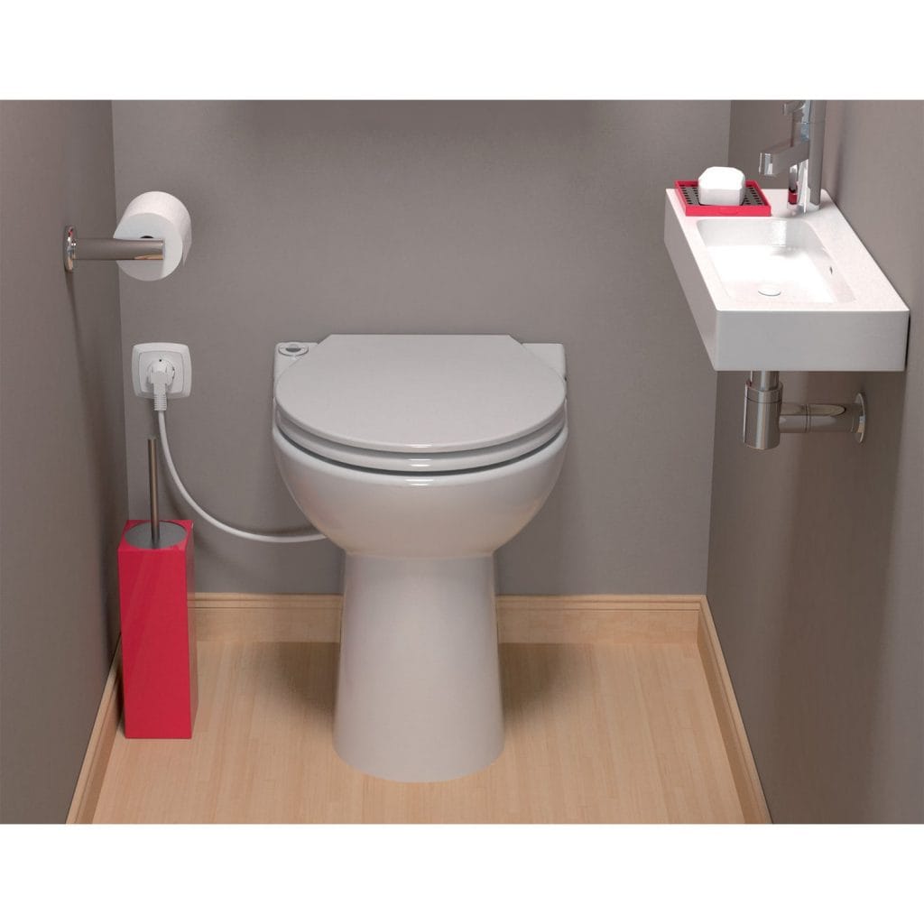 Inodoro triturador sanitrit sanicompact c43