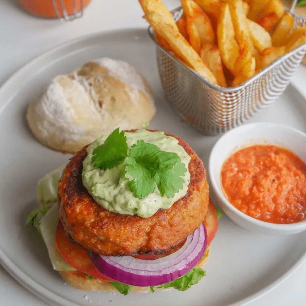 nandos chicken burger