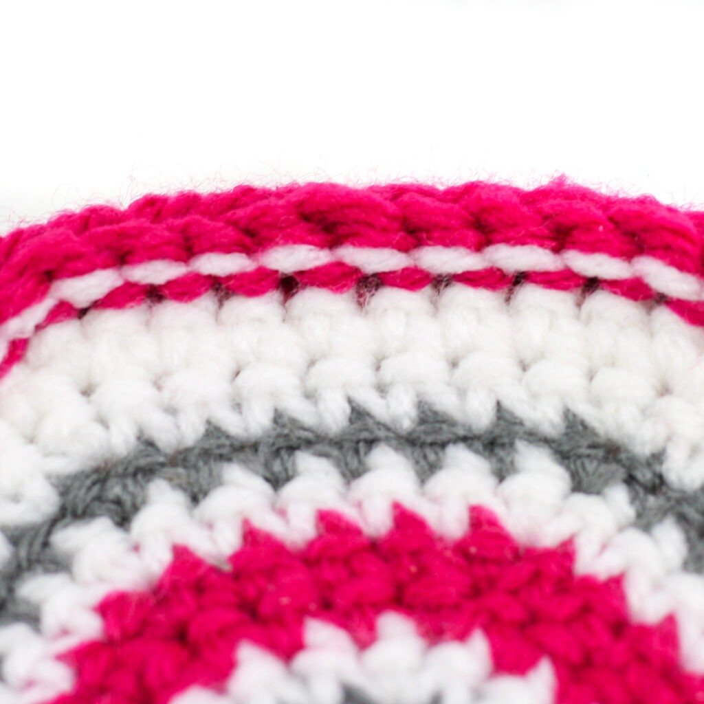 crochet folded stitches