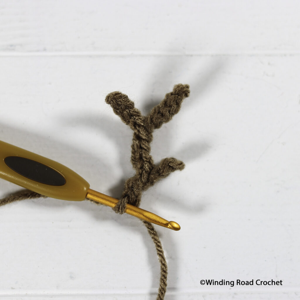 Crochet a reindeer gnome to celebrate the holidays with you. Free crochet pattern and a helpful video tutorial series to help beginners.