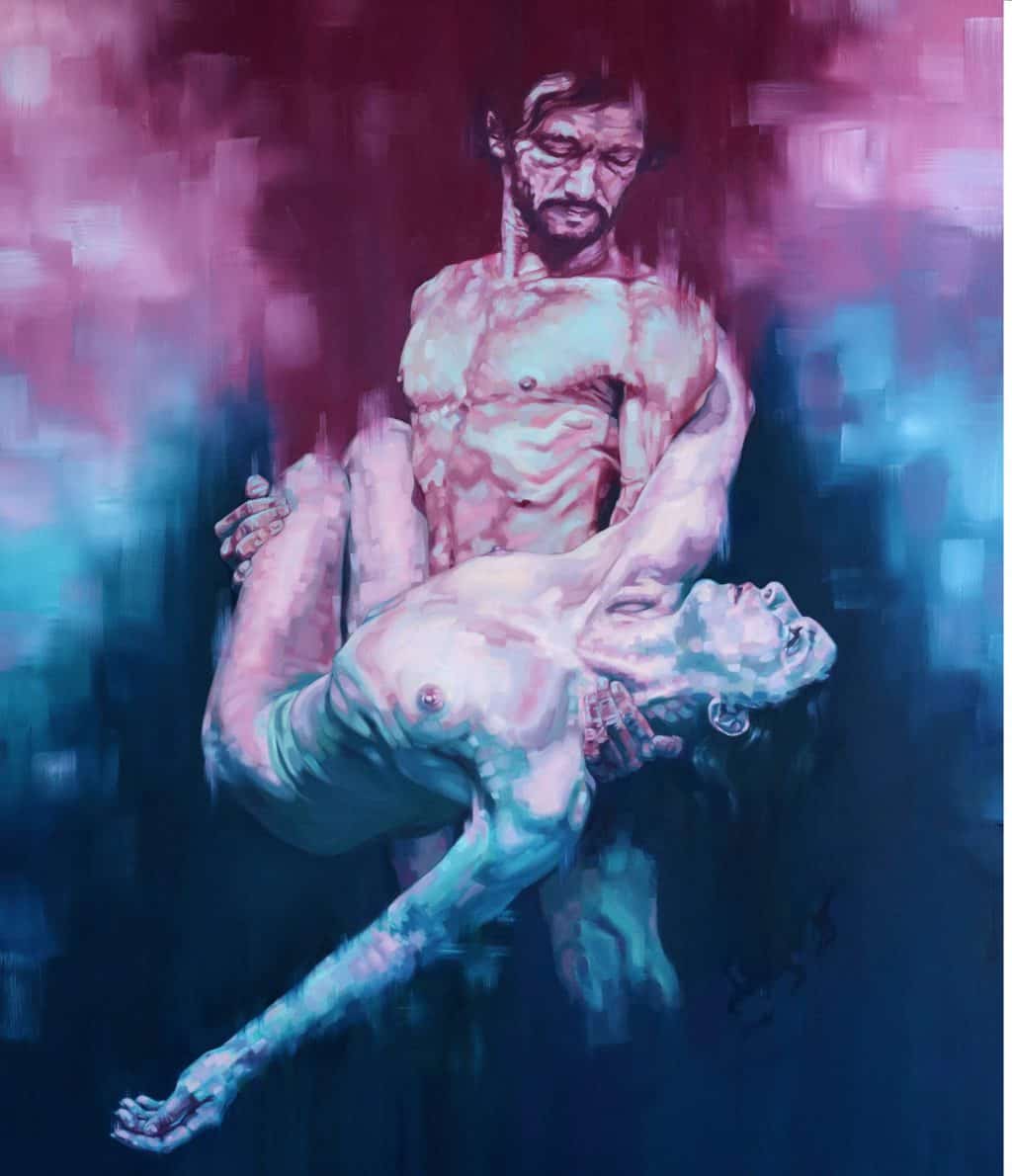 Hélène Planquelle, A Subjetividade de uma Outra Consciência 2 Hélène Planquelle - Where Is Your Brother I, Óleo sobre tela 120x140 cm