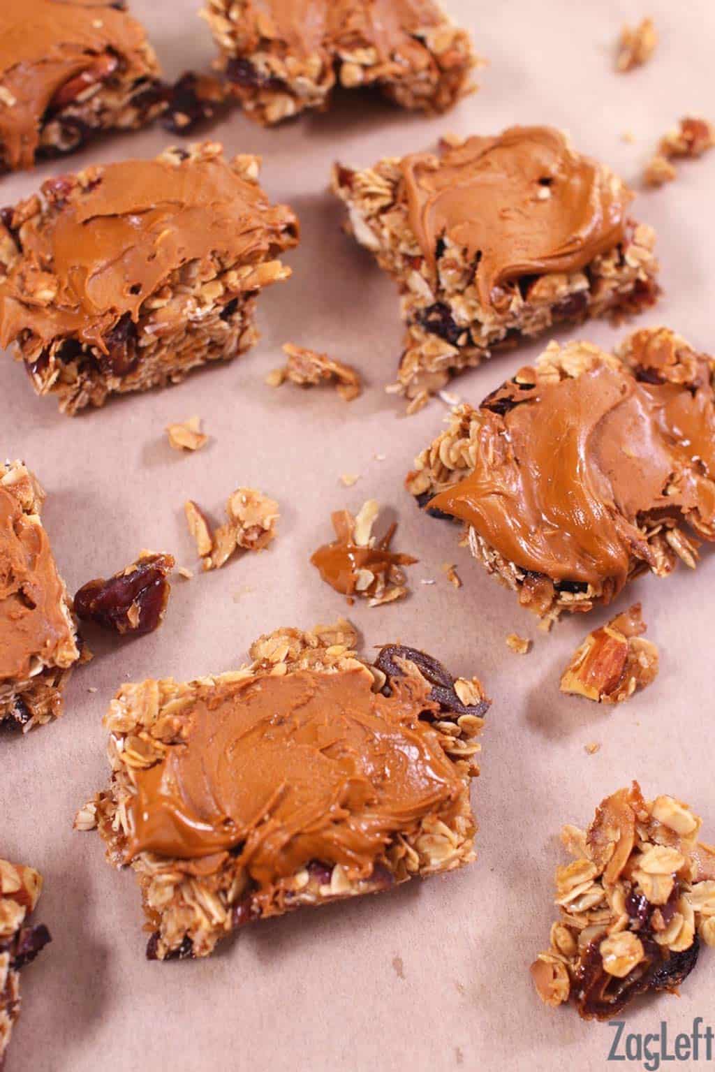 Dried Fruit Granola Bars ZagLeft