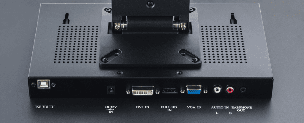 Inputs 19 Inch Multi-Touch PCAP Touch Screen Monitor Inputs