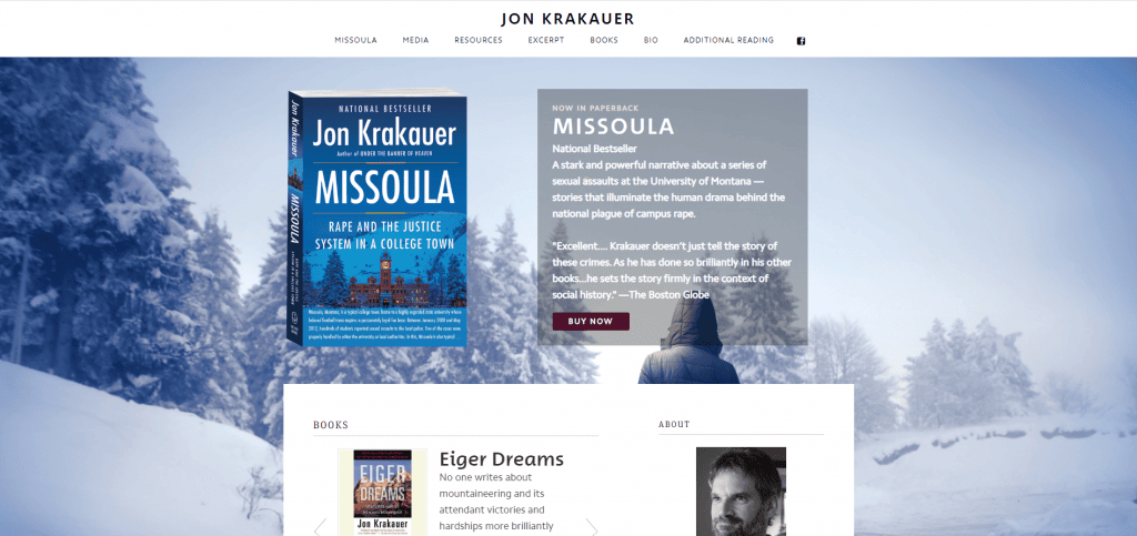 author website clarity