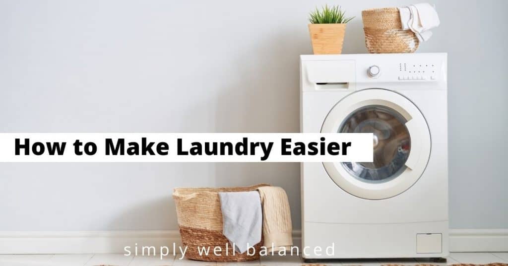 How to make laundry easier.