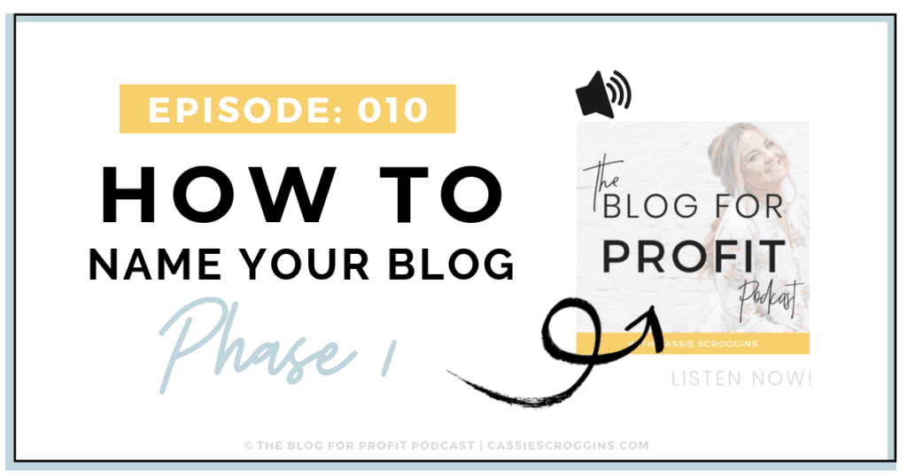 how to name your blog