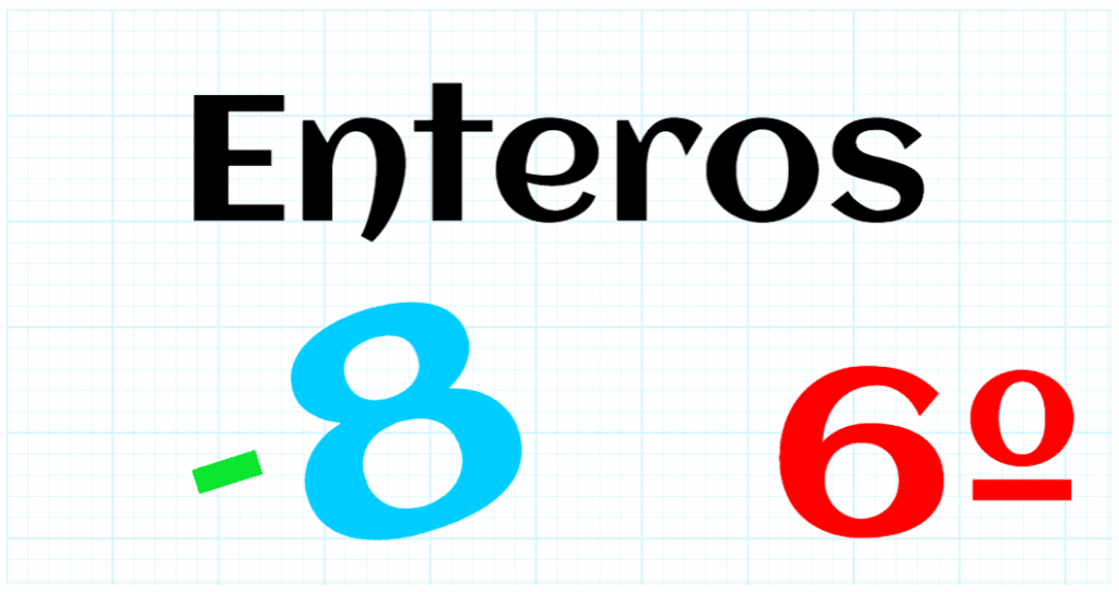 EDUCACION PRIMARIA 6º - ENTEROS